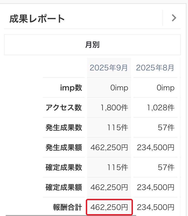 実践者の月別レポート
